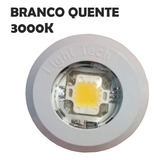 Refletor Led Piscina Tiny Led 5w - Branco Quente 3000k 12v