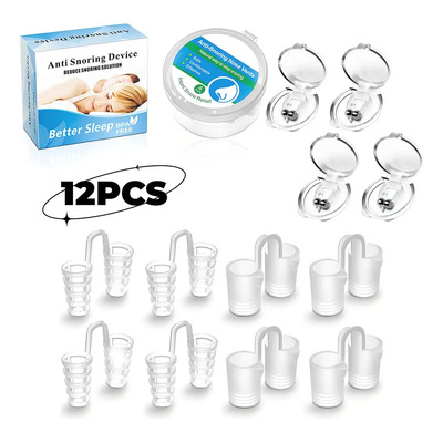 Kit De Dilatadores Nasales De Respiración Anti-ronquidos Aparatos Nasales Magnéticos Anti Ronquidos Respira Bien 12pcs | MercadoLibre