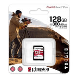 Tarjeta Memoria Sd Kingston Canvas React 128gb Sdr2/128gb