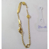 Pulseria Em Ouro 18kt Design Moderno - 250or Rrdeco