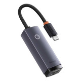 Adaptador Usb Tipo C Ethernet Lan 1000mbps Gigabit Baseus