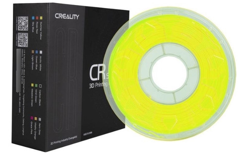 Filamento Creality Cr-pla 1,75mm 1kg Amarillo Fluorescente