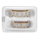 Grillz Dientes Set Hip Hop Prop Grillz Dientes Decoración Pa