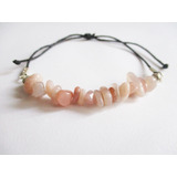 Vishudi Pulsera Cuarzo Lunar Rosa