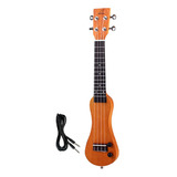 Lele Soprano De 21  Y 13 De Maciza Con Cable De Sonido De