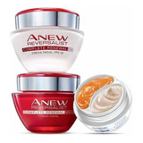 Set X 3 Avon Anew Reversalist Facial Dìa, Noche + Ojos Dual 