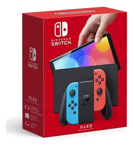  Nintendo Switch Oled 64gb Standard Color Rojo Neón, Jap