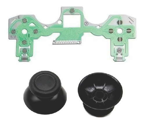 Membrana Flex Jds 001 011+tapa Negro Para Control Ps4 