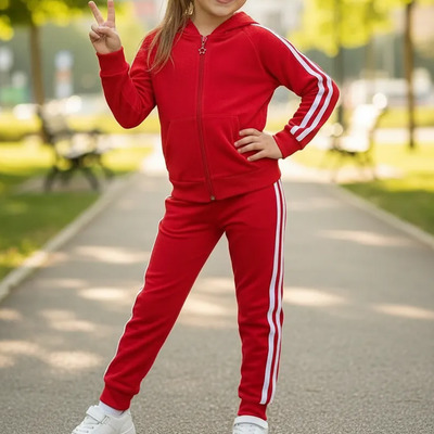 Conjunto Para Niña  Sudadera Con Capucha Y Pants Uso Diario | MercadoLibre
