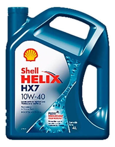 Hx7 Shell Semi Sintetico X 4 Litros 10w40 Parat