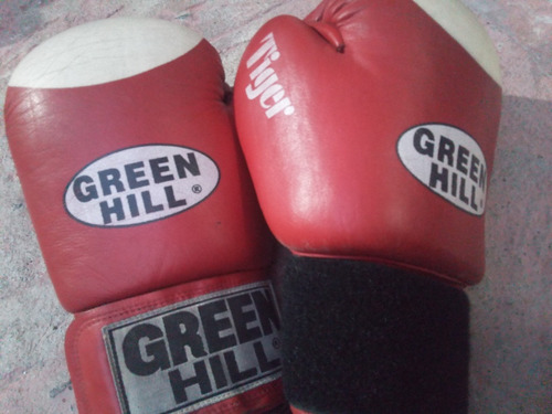 Guantes De Boxeo Green Hill (alemania) 10oz Cuero Vacuno 