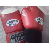 Guantes De Boxeo Green Hill (alemania) 10oz Cuero Vacuno 