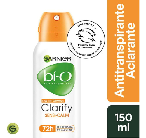 Desodrante Bi-o Clarify Sensicalm Spray 150ml Mujer