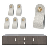 Dresser Drawer Knobs 6 Pack Leather Pulls Upgrade The Loo Aa