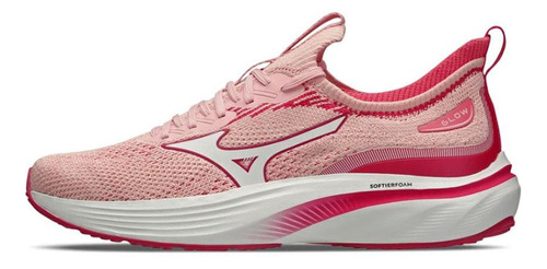 Tênis Mizuno Glow Feminino Rosa Corrida Caminhada Academia