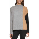 Calvin Klein Colorblocked Sweater Heather Graniteheather