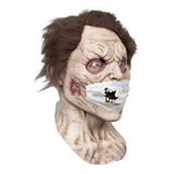 Máscara Doctor Zombie Disfraz Látex Halloween Terrorífico