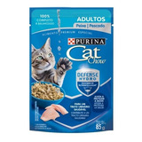 Cat Chow Adultos Pescado 85gr Comida Para Gato