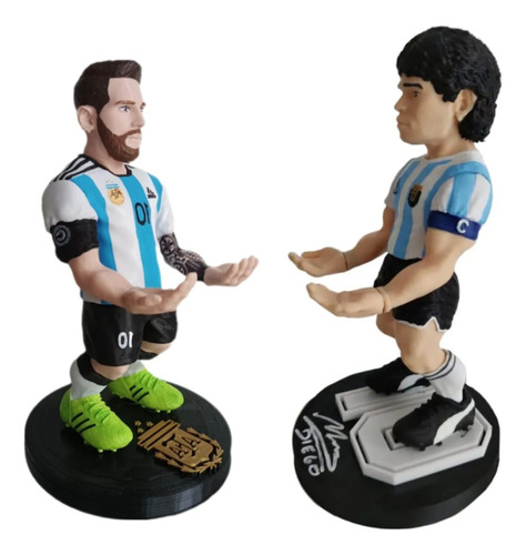 Soporte Leonel Messi Y Maradona Joystick Y Celular Ps4 Xbox