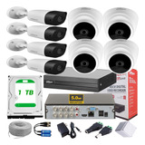 Kit Cctv 5 Mpx Dahua Dvr 8 Ch + 8 Cámaras 5 Mpx + Disco D 