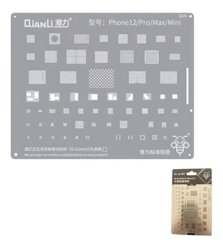 Stencil Compatible Con iPhone 12 12 Pro 12 Pro Max Qianli