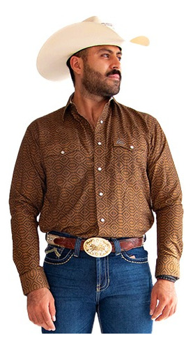 Camisa Vaquera Denver Native Brown