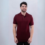 Camisa Polo Masculina Tricot Casual Canelada Original 