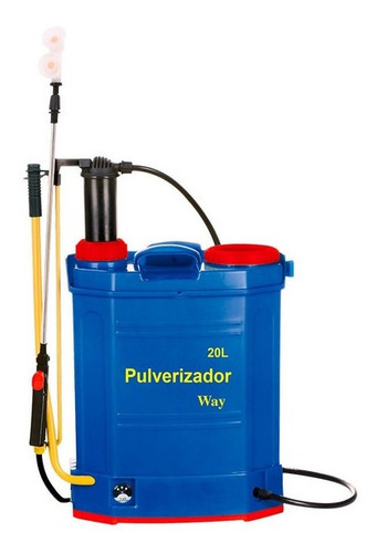 Pulverizador 2x1 Elétrico E Manual Costal 20l Bateria 2 Em 1