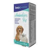 Suplemento Aminoácidos Vitaminas Aminobiox Cães Gatos 100ml 