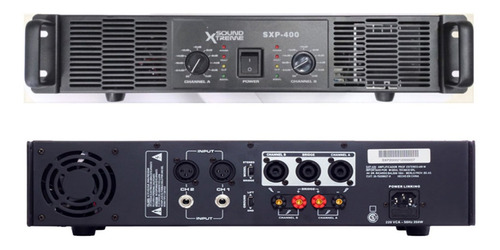 Amplificador De Potencia Sxp400 400 Rms P/ 4 Bafles Dancis