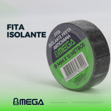 Kit 10 Fita Isolante 3m Imperial 19mm X 10m Preta Atacado