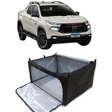 Bolsa Mala Caçamba Fiat Toro 410 Lts Bagageiro Lona Rocket