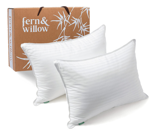 Fern And Willow - Juego De 2 Almohadas De Relleno De Gel Ref