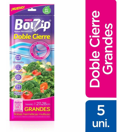 Bolzip® Bolsas Grandes Doble Cierre