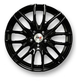 Juego De Rines 16x7 5-100 Prw Gloss Black Xh140 Deportivos