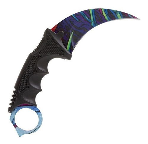 Faca Karambit Cs Go Rainbow Fade Real Fulltang + Bainha