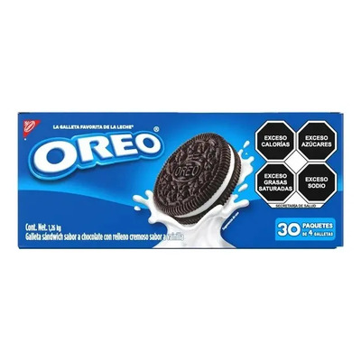 Kit 30 Paquetes Galletas Oreo 4 Pzas C\u002Fu 1.26 Kg | MercadoLibre