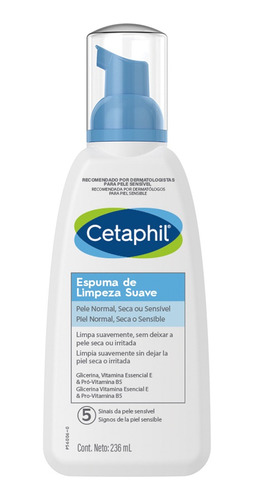 Cetaphil Espuma Limpieza Suave Todo Tipo Piel 236ml