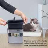 Vonsamge Universal Cat Litter Scoop Holder, Stainless Steel