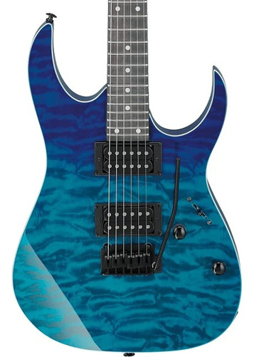 Guitarra Electrica Gio Ibanez Azul Degradado Grg120qasp-bgd