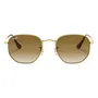 Anteojos de sol Ray-Ban I-Shape Hexagonal talle Large armazón polished gold y lente light brown | Envío gratis