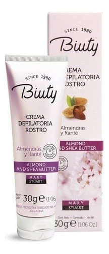 Biuty Crema Depilatoria Rostro Almendras Y Karité 30g 