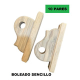 Mensula Cortinero Boleado Sencillo 10 Pares