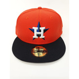 Gorra New Era Original Astros Naranja/azul Varias Medidas