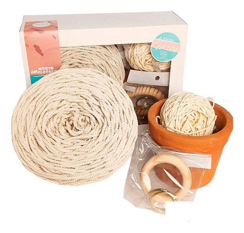 Kit De Macetero De Macramé | Kit Para Hacer Porta Maceta