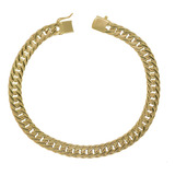 Pulseira Grumet Dupla Ouro 18k 750 - 8 Gramas - 20cm