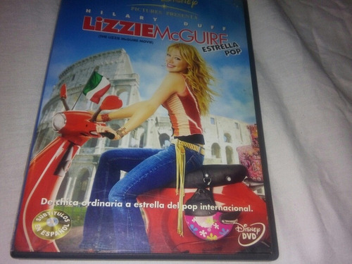 Lizzie Mcguire Estrella Pop La Pelicula Con Hilary Duff Dvd