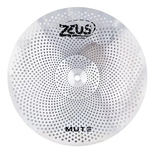 Prato Bateria Ataque Silencioso Zeus Mute Crash 16 Zmc16