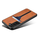 Funda Para Samsung Galaxy S22 5g - Marron Con Tarjetero