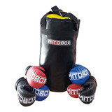 Kit De Box Junior / Bolsa Jr+relleno+guante Box Jr-fit Point